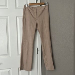 NWT Ann Taylor The Trouser pants. Khaki/beige color. Size 2 petite.